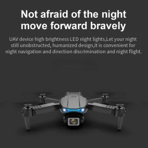 E99 Brushless drone HD aerial photography dual camera optical flow positioning aircraft folding remote control aircraft