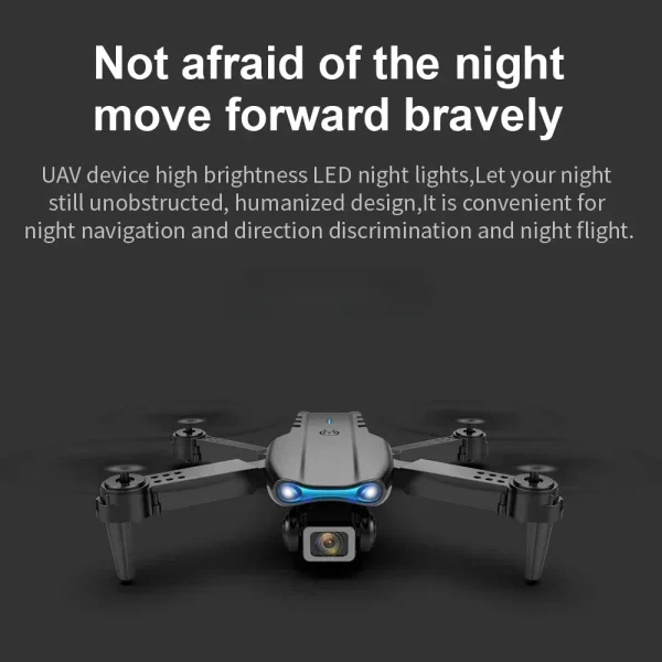 E99 Brushless drone HD aerial photography dual camera optical flow positioning aircraft folding remote control aircraft